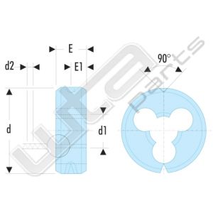 Facom instelbare snijplaat m14x200