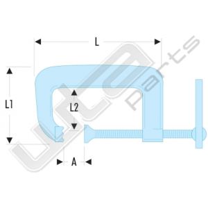 Facom kleine klem 200mm