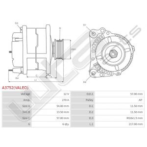 Dynamo VALEO origineel