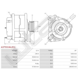 Dynamo VALEO origineel