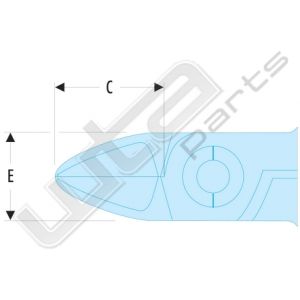 Facom model met klein scharnier fijn werk