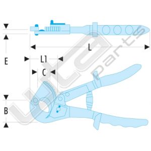 Facom kabelkniptang a cliquet diam52mm