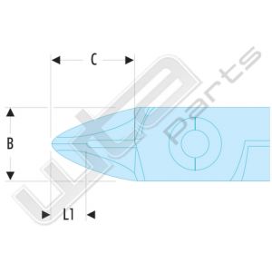 Facom lang slank model met uitsparingparing