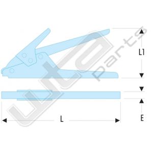 Facom tang voor bindstrips van kunststof