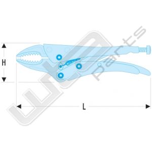 Facom 513 griptangen met korte bekken n inste
