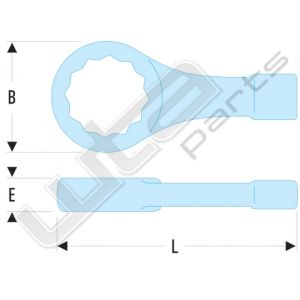 Facom slagsleutel 100 mm