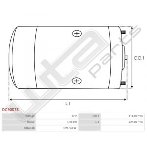 Gelijkstroom motor 12V