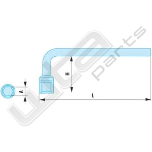Facom dopsleutel metrisch 18 vonkvrij
