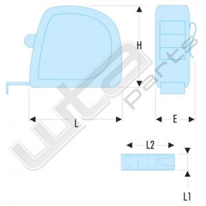 Facom sls abs case tape rule 3m