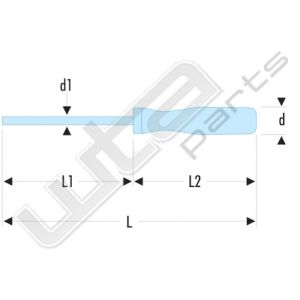 Facom ad voor pozidriv schroeven 2x100