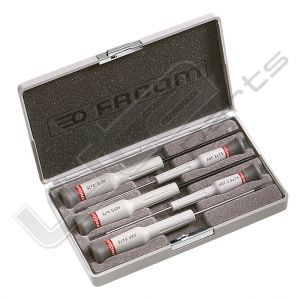 Facom doos met 5 microtech schroevendraaiers