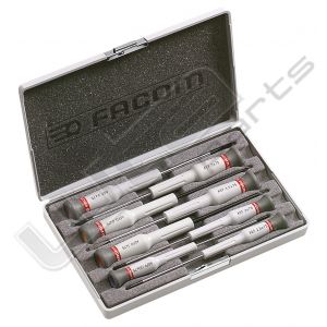 Facom doos met 8 microtech schroevendraaiers