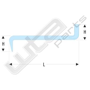 Facom haakse schroevendraaiers voor sleufschroeve
