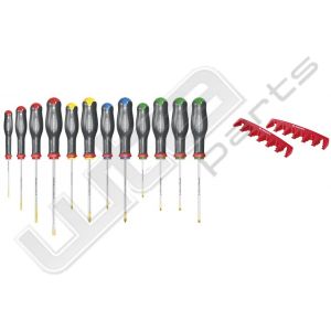 Facom set van 12 schroevendraaiers met houder
