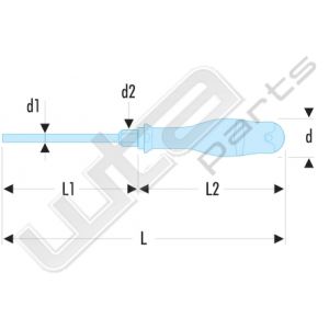 Facom schroevendraaier protwist 6.5x150