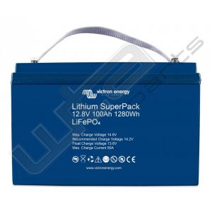 Victron Lithium SuperPack 12,8V/100Ah (MBMS met safety schakelaar ingebouwd