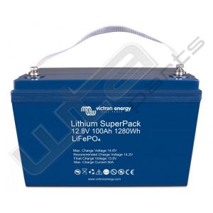 Victron Lithium SuperPack 12,8V/100Ah (MBMS met safety schakelaar ingebouwd