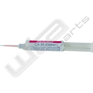 2 Componentenlijm Cyanoacrylaat 10gr + 3 mengbuize