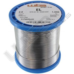 Soldeer tin 2mm 1KG 60/40