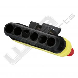 Superseal connector 6P female 10 stuks