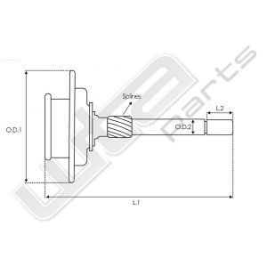 Planet gear Bosch origineel