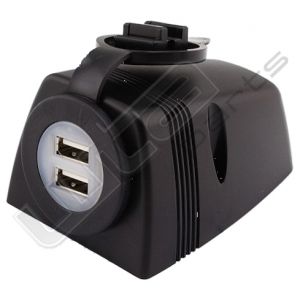 Opbouw USB poort met cover