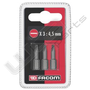 Facom set van 3 bits 25mm sleuf