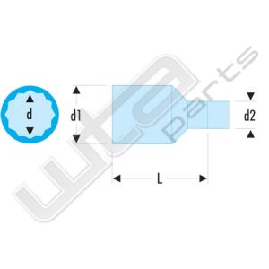 Facom 12kant doppen 3/8 10mm