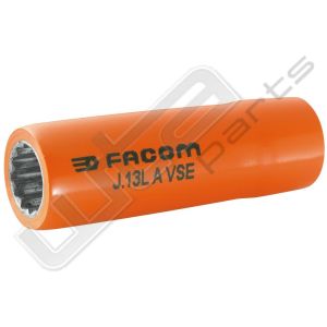 Facom lange 12kant doppen 3/8 17mm