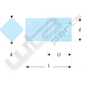 Facom verloopstuk 3/8 naar 1/2