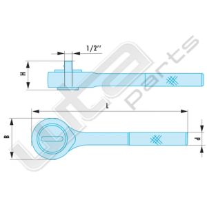 Facom ratel 3/4 vonkvrij