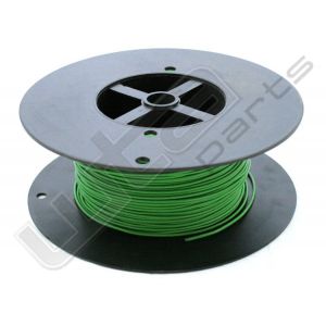 Kabel 1x0,35mm 305mtr groen prijs p/mtr