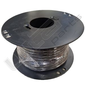 Startkabel soepel 10mm 25mtr zwart, prijs p/m Haspel