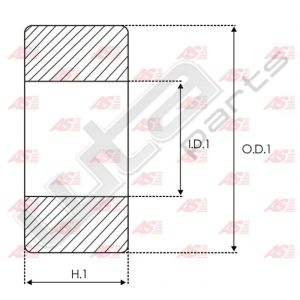 Kogellager 20X47X14 2RS