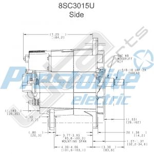 Prestolite Alternator 24V 100A afstelbare regelaar