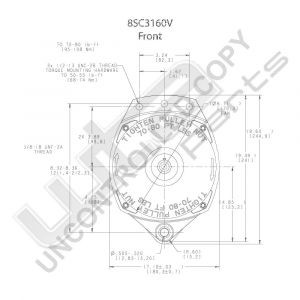 Prestolite Dynamo met instelbare regelaar24V 150A massa vrij