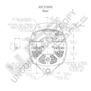 Prestolite Dynamo met instelbare regelaar24V 150A massa vrij