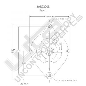 Prestolite Alternator 12V 65A