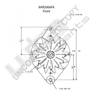 Prestolite Alternator 12V 37A