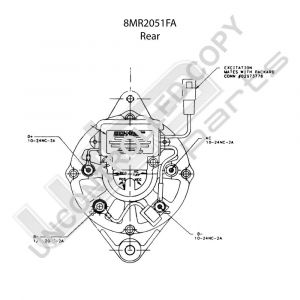 Prestolite Alternator 12V 37A