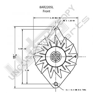 Prestolite Alternator 12V 65A