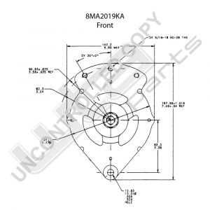 Prestolite Alternator 12V 51A