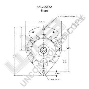 Prestolite Alternator 12V 51A