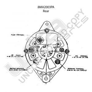 Prestolite Alternator 12V 72A