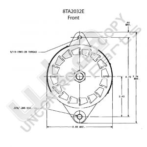 Prestolite Alternator 12V 30A