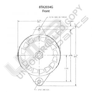 Prestolite Alternator 12V 45A