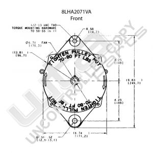 Prestolite Alternator 12V  ZIE KOM2070