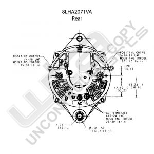 Prestolite Alternator 12V  ZIE KOM2070