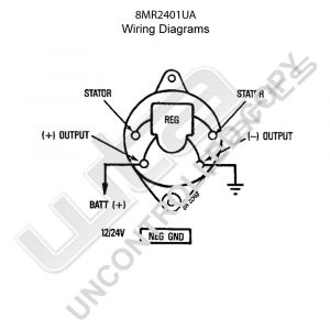 Prestolite Alternator 12V 105A geisoleer