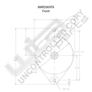 Prestolite Alternator 12V 90A geisoleerd